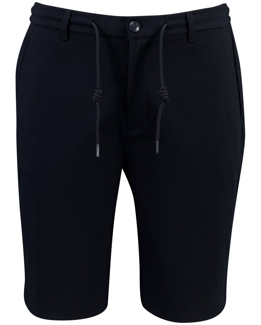 donkerblauwe bermuda Cavallaro normale fit