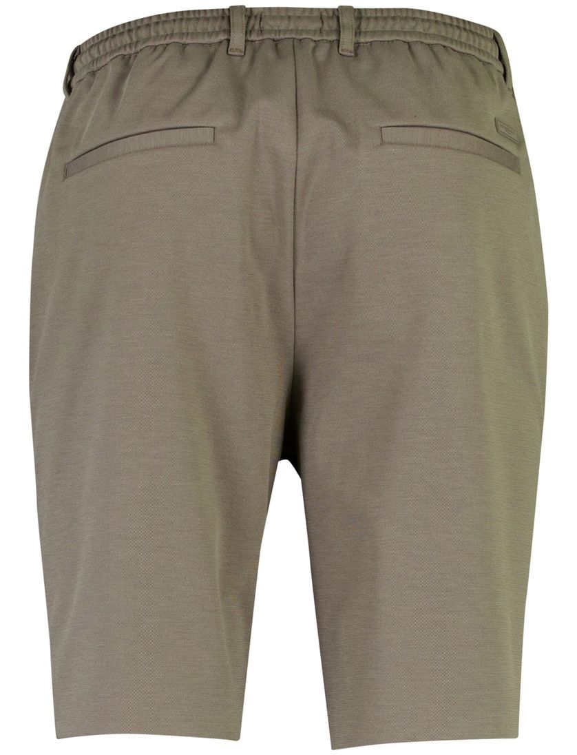 Bermuda Cavallaro Zeradino bruin slim fit elastische band