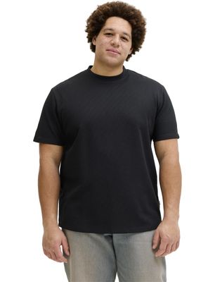 Jack & Jones Zwart T-shirt Jack & Jones Plus Size textuur