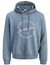 Hoodie Jack & Jones Plus Size blauw opdruk