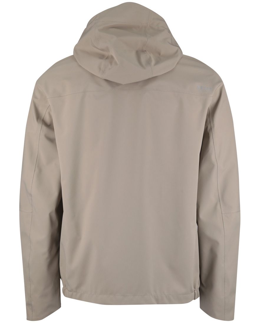 Beige kort windjack Reset normale fit