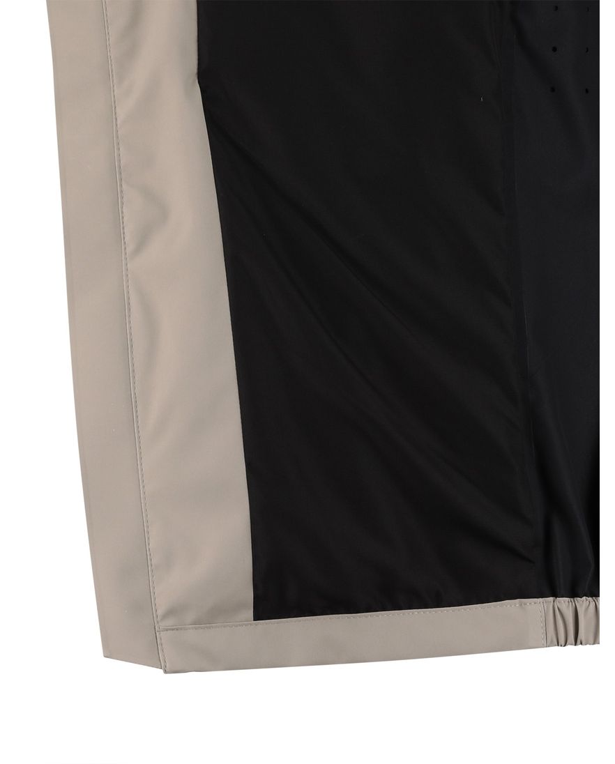 Beige kort windjack Reset normale fit