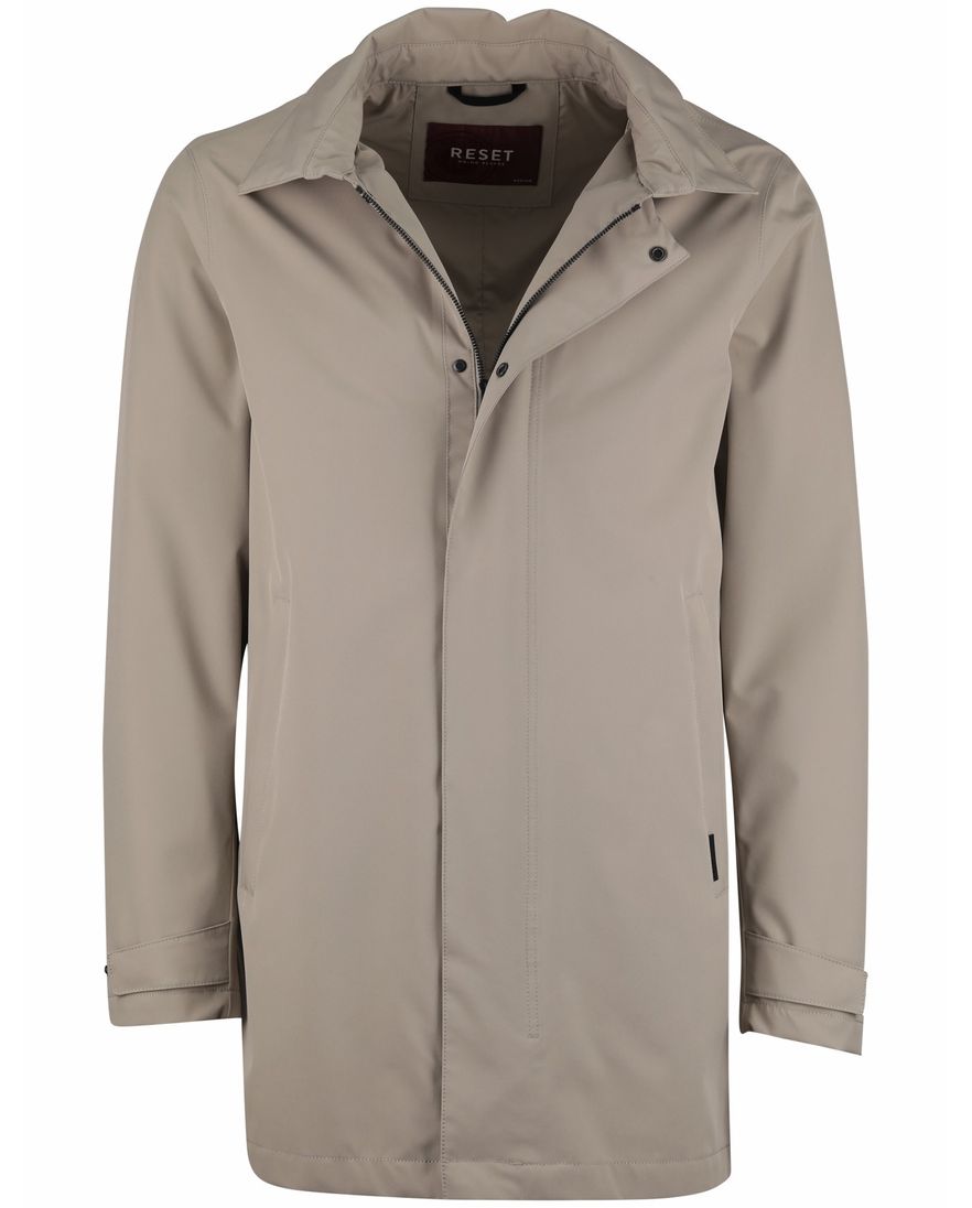 Beige regenjas waterdicht Reset normale fit