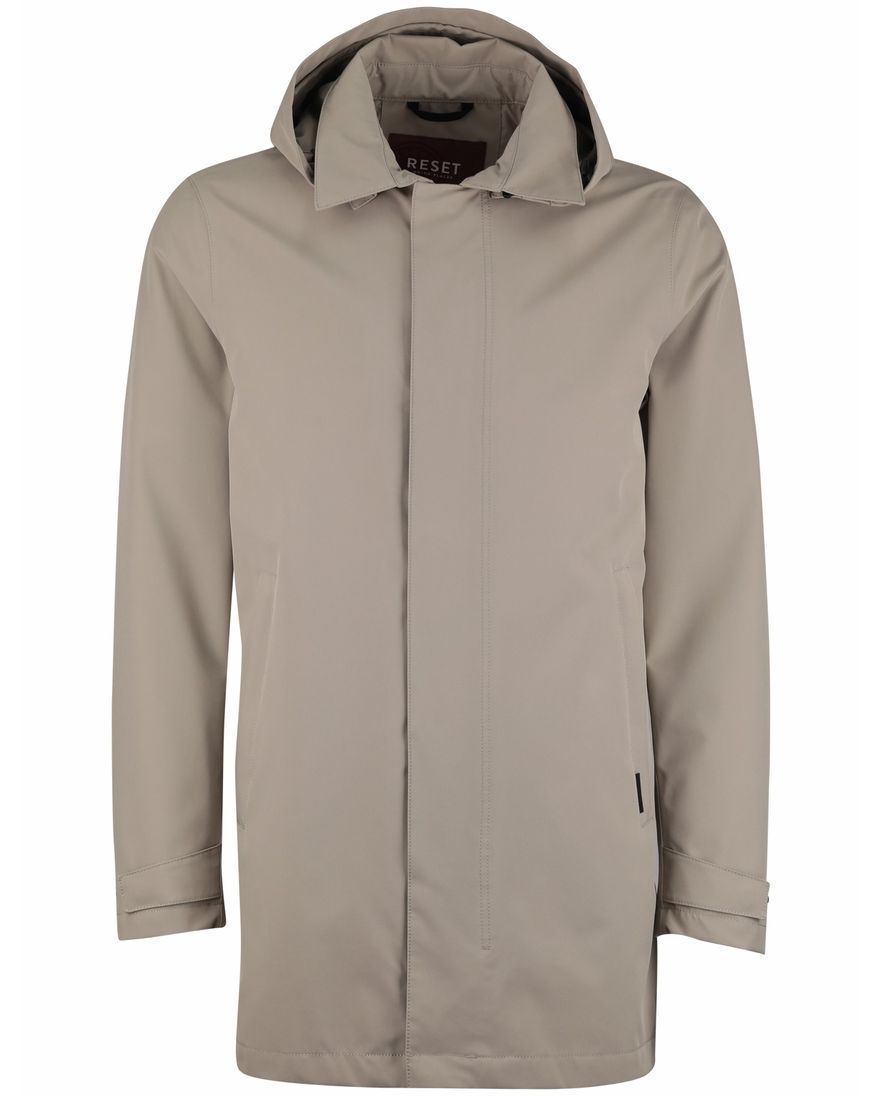 Beige regenjas waterdicht Reset normale fit