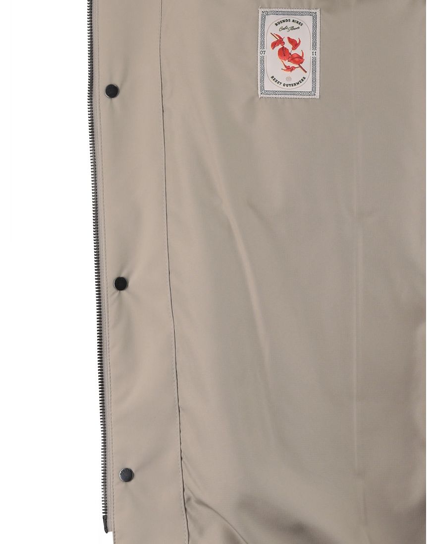Beige regenjas waterdicht Reset normale fit