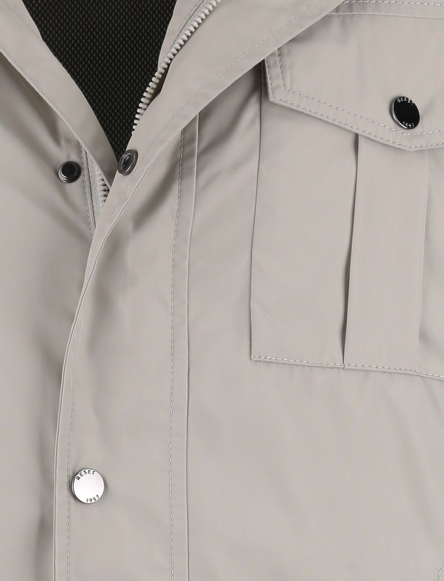 Reset beige zomerjas dubbele borstzak