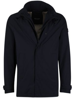 Reset tussenjas navy met rits en knoop Reset Gabriel