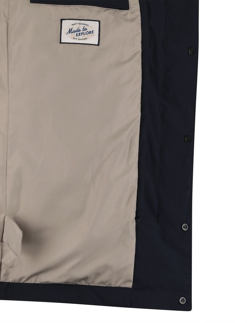 navy tussenjas Reset Gabriel van polyester voering