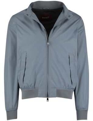 Reset Windjack blauw rits polyester Reset Lucas opstaande kraag