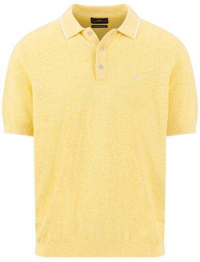 Fynch Hatton Vrolijke polo Fynch Hatton geel