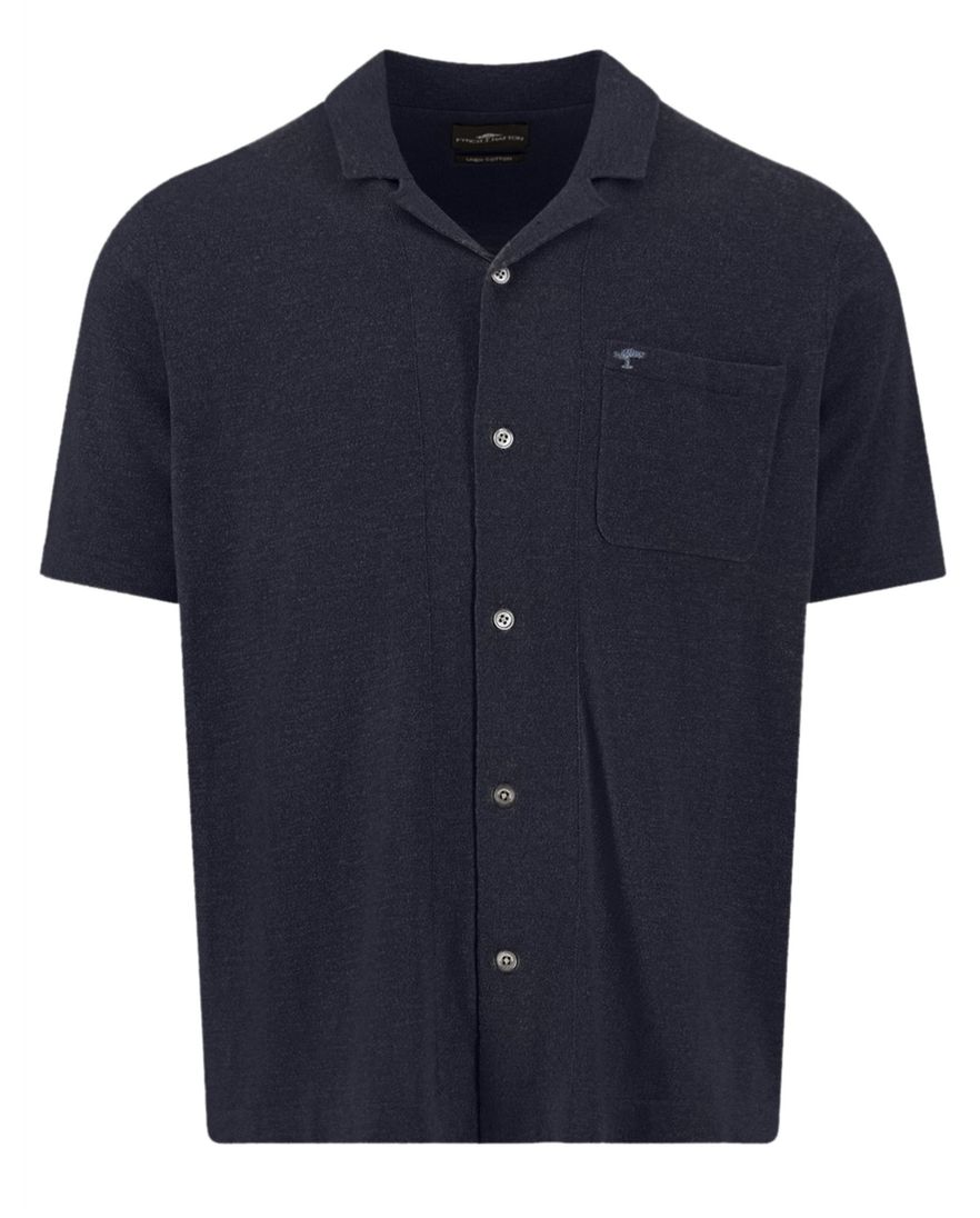 Polo doorknoop Fynch Hatton donkerblauw