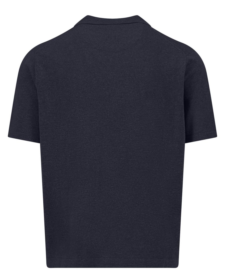 Polo doorknoop Fynch Hatton donkerblauw