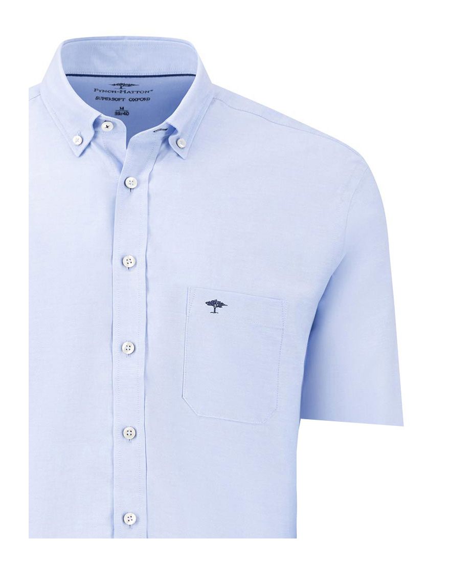 Overhemd lichtblauw Fynch Hatton button down boord