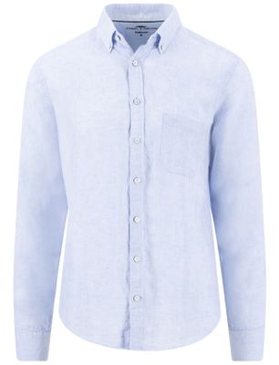 Fynch Hatton Fynch hatton overhemd normale fit lichtblauw