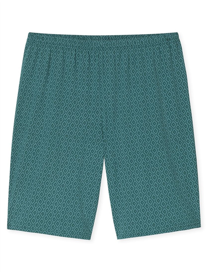 groene geprinte pyjama Schiesser normale fit