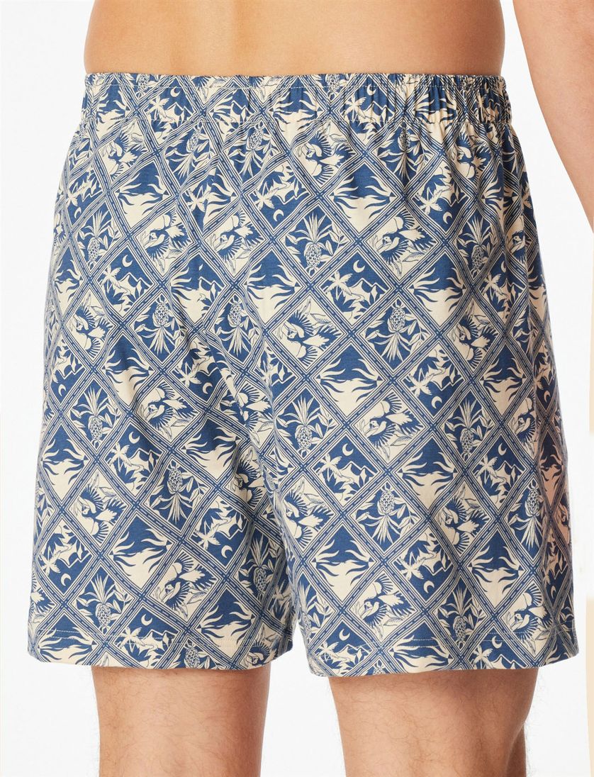 Boxershorts Schiesser 2-pack blauw katoen