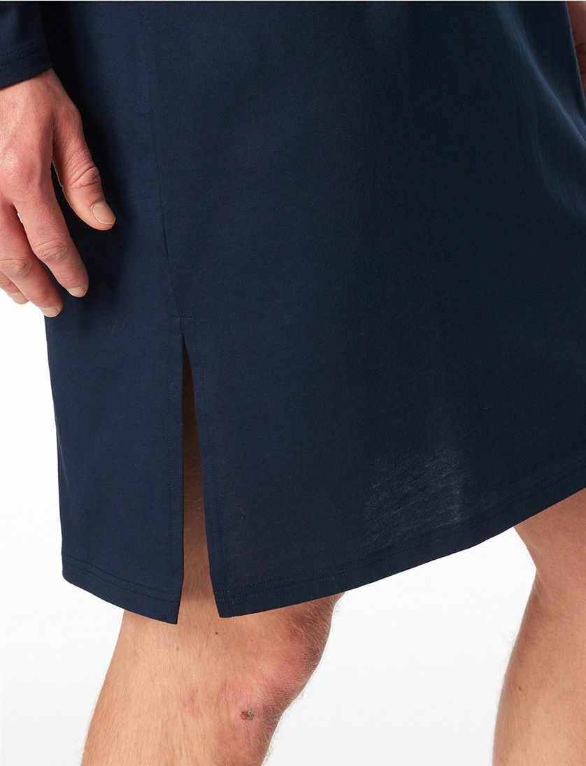 100% katoen nachthemd Schiesser donkerblauw