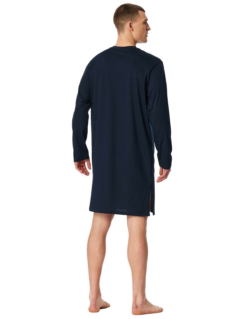 100% katoen nachthemd Schiesser donkerblauw
