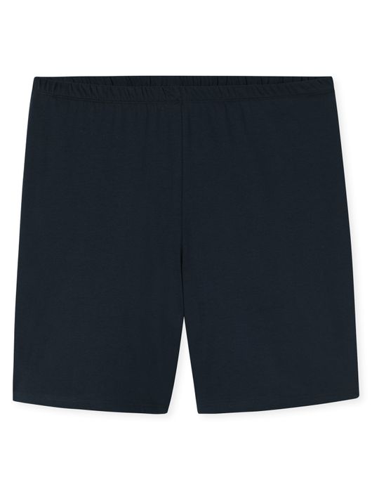 Schiesser shortama blauw met print