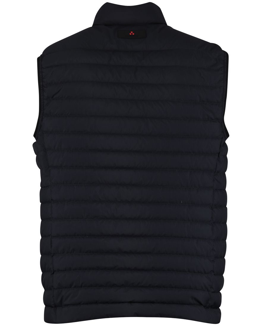 Navy Peuterey bodywarmer puffer dons gevoerd rits