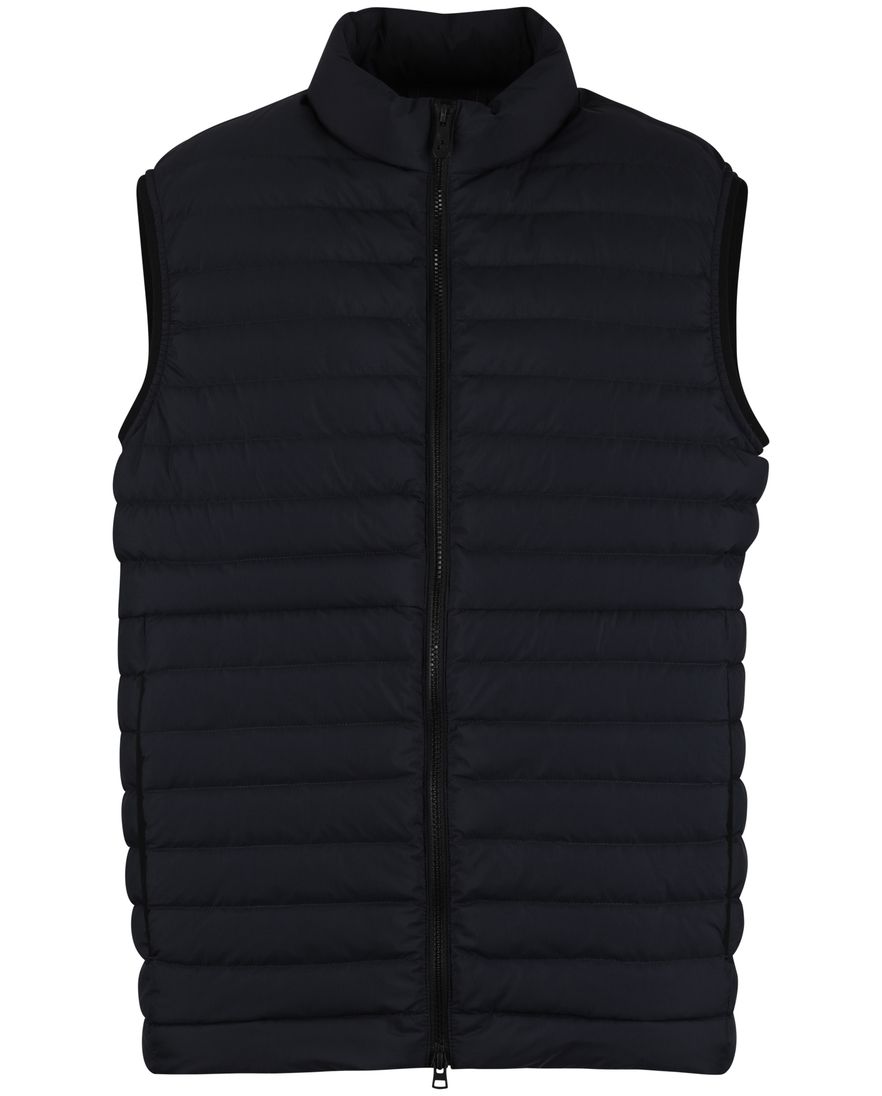 Navy Peuterey bodywarmer puffer dons gevoerd rits