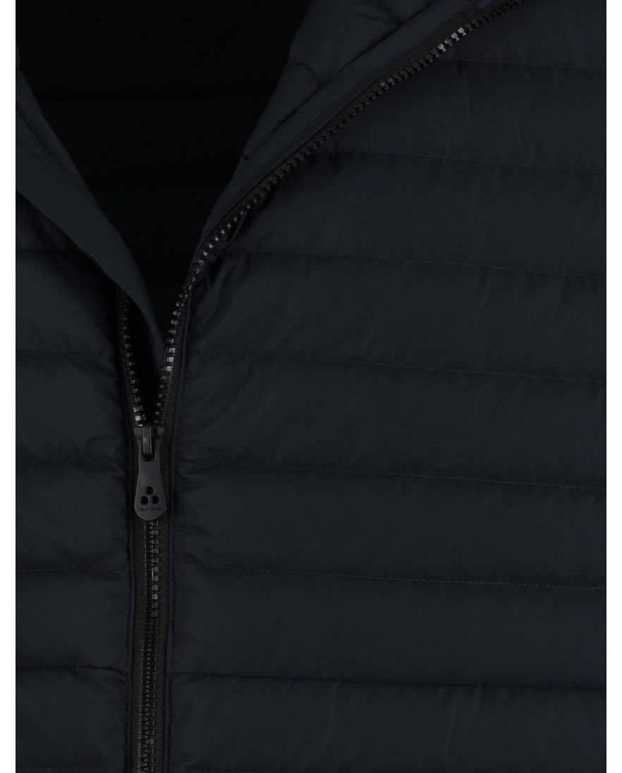 Navy Peuterey bodywarmer puffer dons gevoerd rits