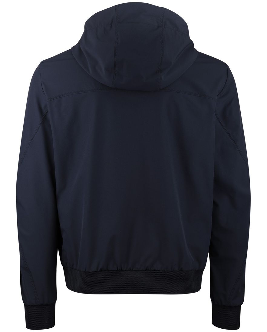 Peuterey zomerjas waterafstotend met capuchon navy