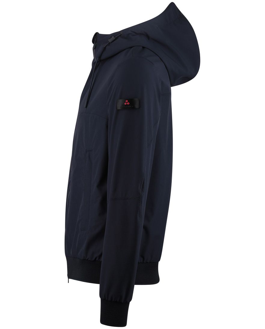 Peuterey zomerjas waterafstotend met capuchon navy