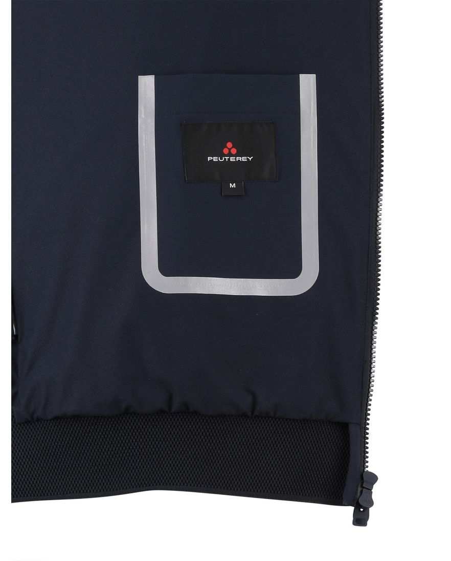 Peuterey zomerjas waterafstotend met capuchon navy