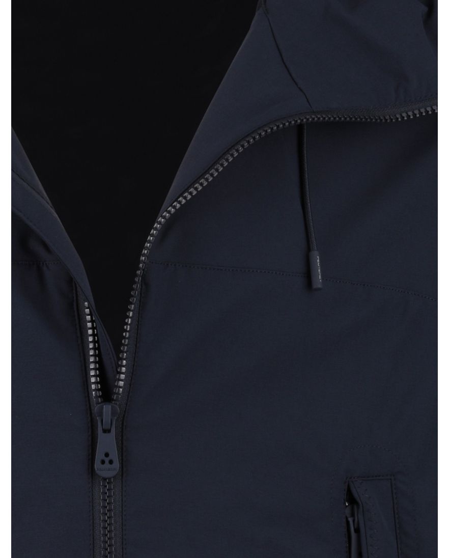 Peuterey zomerjas waterafstotend met capuchon navy