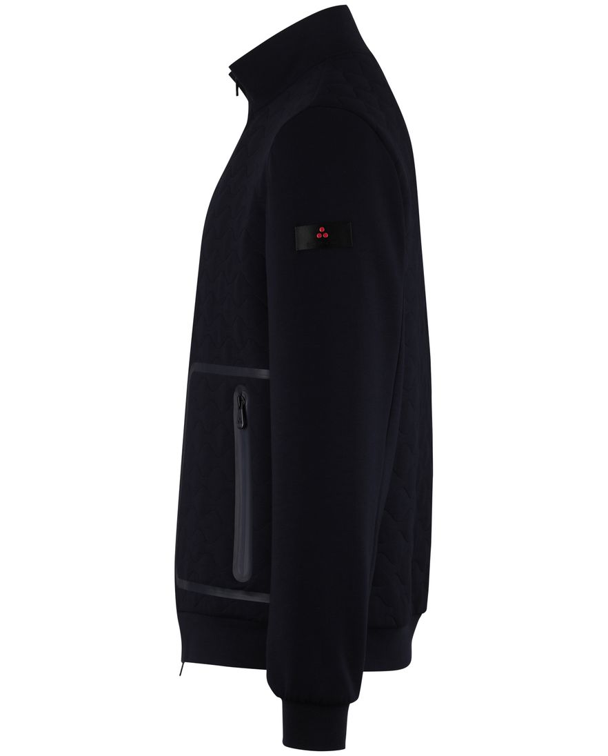 Navy Peuterey vest met rits stretch