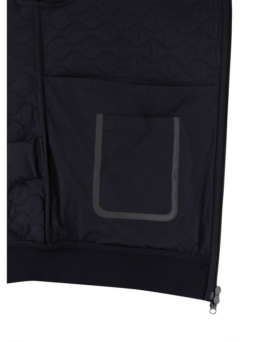 Navy Peuterey vest met rits stretch