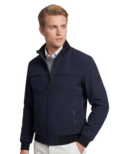 Peuterey Navy softshell jas Peuterey elastisch boord