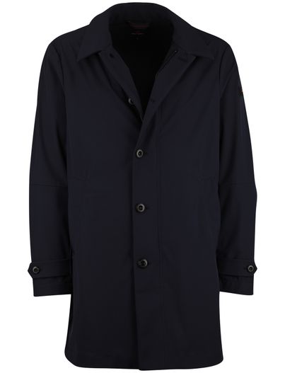 Peuterey Navy tussenjas Peuterey lang model zonder capuchon