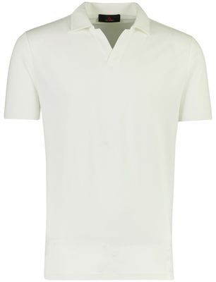 Peuterey Wit poloshirt Peuterey v-hals jersey korte mouw
