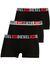 Boxershorts zwart diesel 3-pack