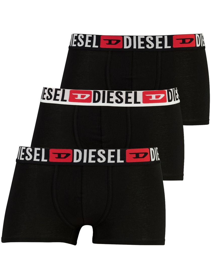 Boxershorts zwart diesel 3-pack