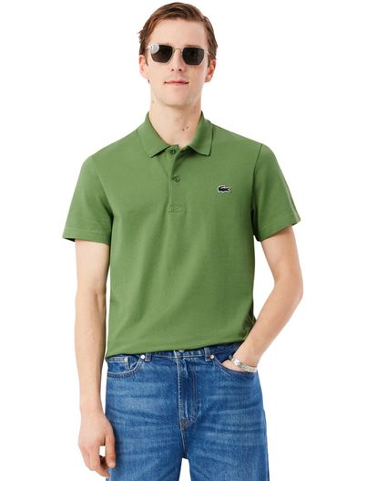 Lacoste Poloshirt Lacoste groen 2 knopen normale fit