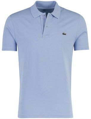 Lacoste Lichtblauw poloshirt normale fit knopen