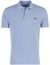 Lichtblauw poloshirt normale fit knopen