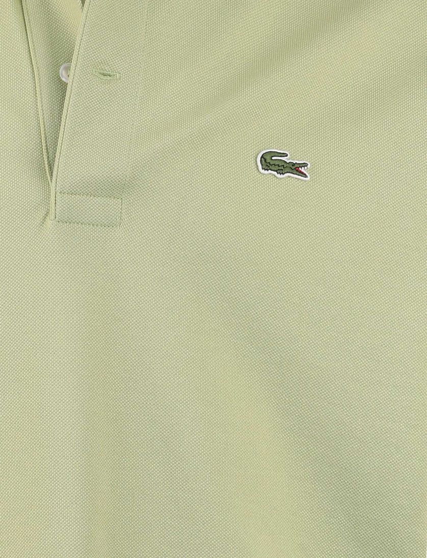 Poloshirt lacoste lichtgroen classic fit korte mouw