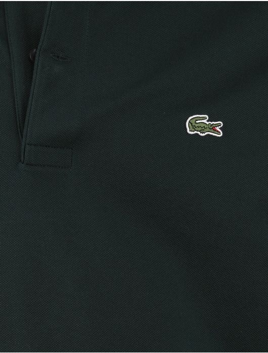 Classic fit lacoste polo donkergroen pique