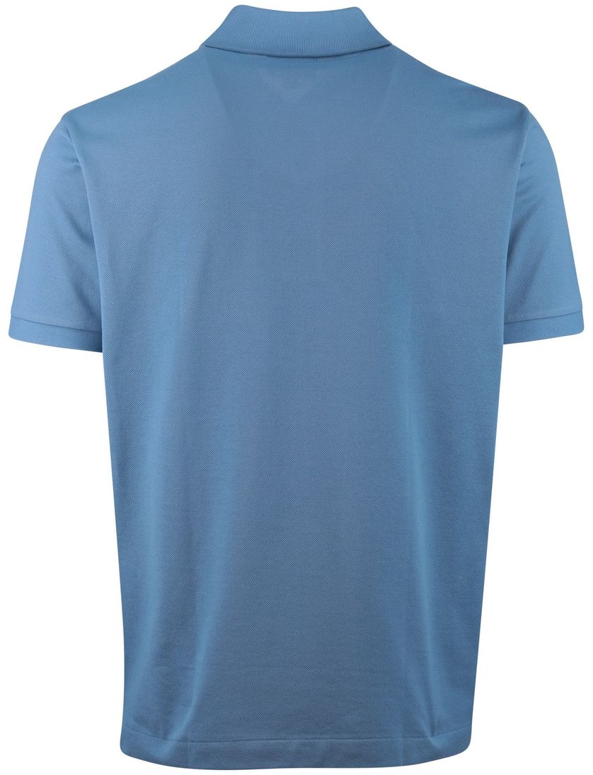 Poloshirt lacoste 2-knoops blauw pique