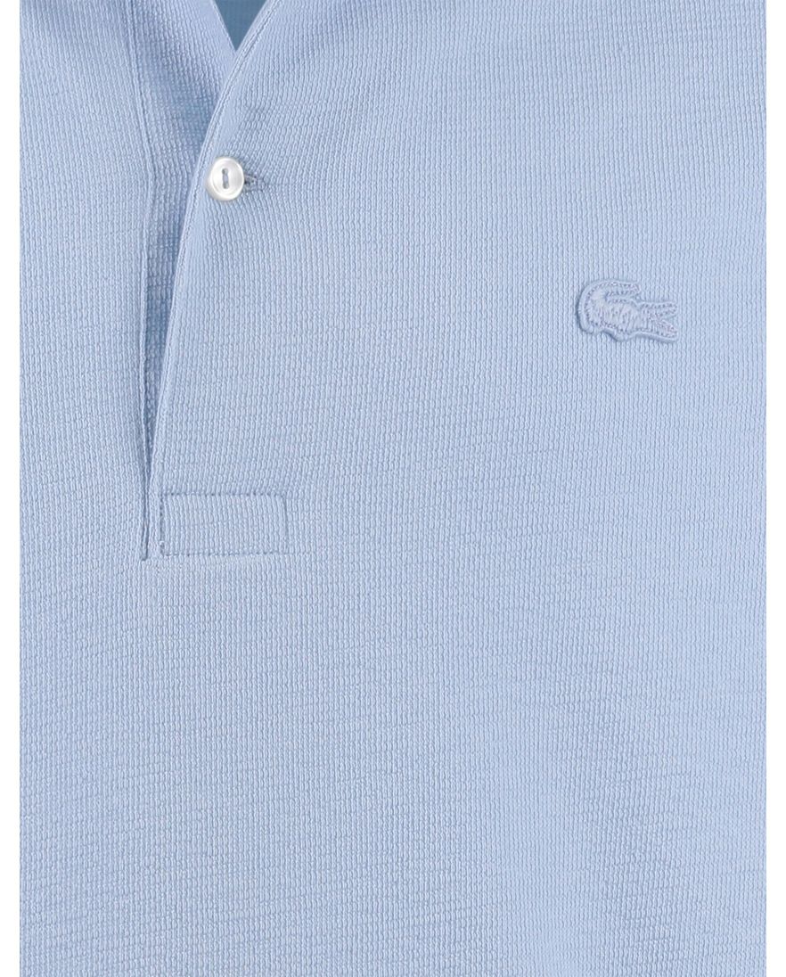 Lichtblauwe polo Lacoste 2 knoops