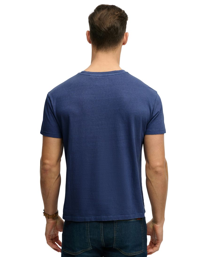 Donkerblauw t-shirt Superdry slim fit