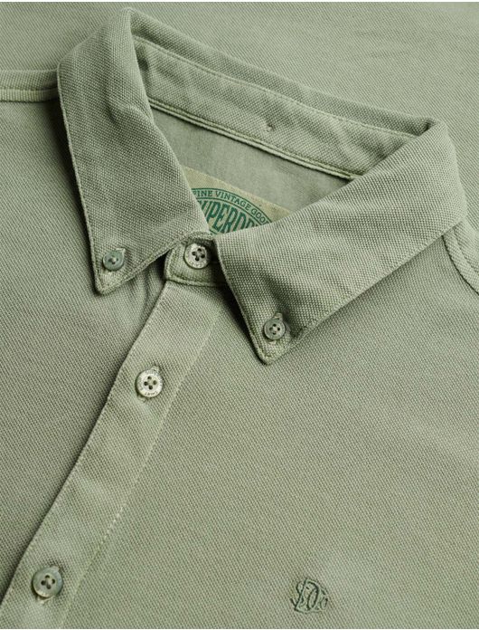 Superdry lange mouw overhemd groen