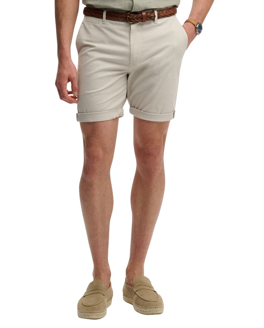 Grijze bermuda Superdry met omslag