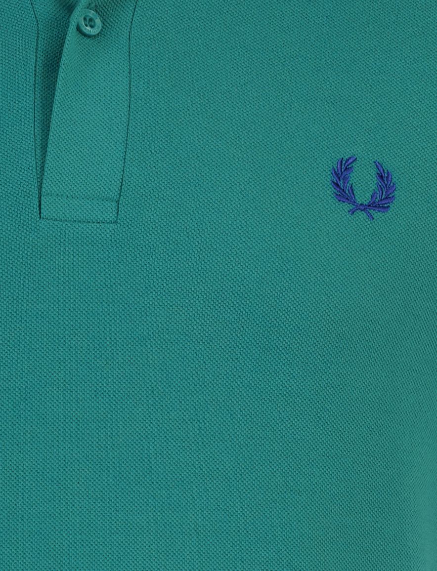 Fred Perry polo groen 2 knoops