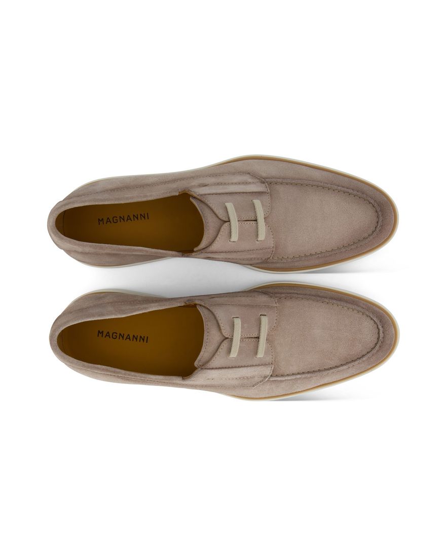 Suede Instappers Magnanni camel