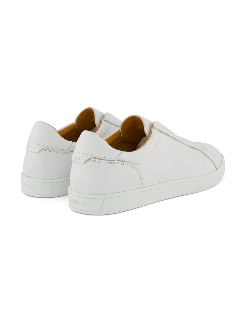 instappers leer wit Magnanni met witte zool